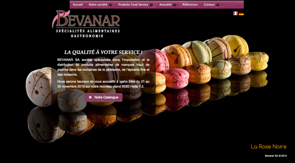 Preview site bevanar.ch